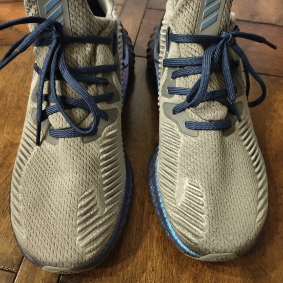 adidas Athletic Shoes in Gray and Blue - Picture 5 of 7